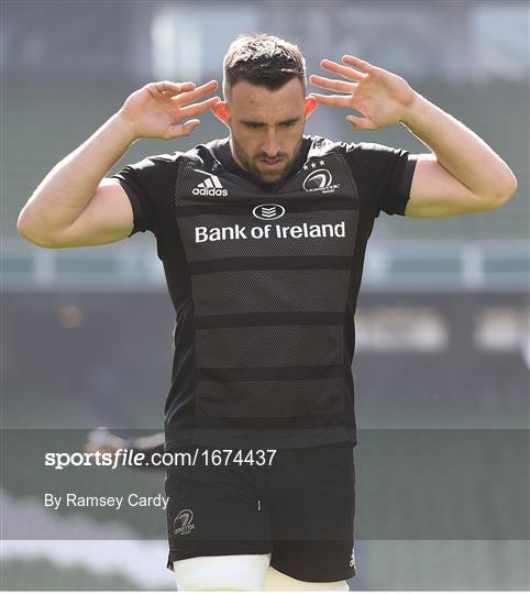 Leinster Rugby Captain's Run and Press Conference