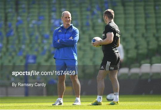 Leinster Rugby Captain's Run and Press Conference