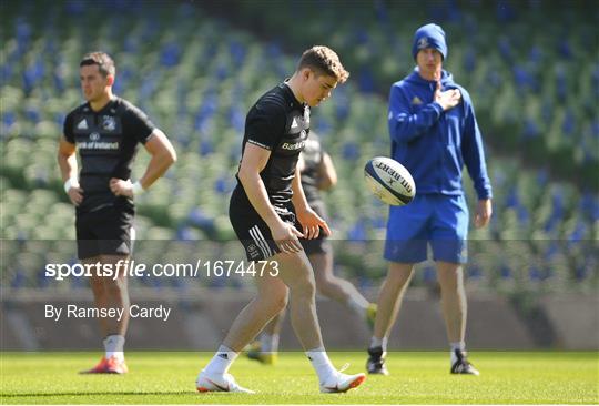 Leinster Rugby Captain's Run and Press Conference