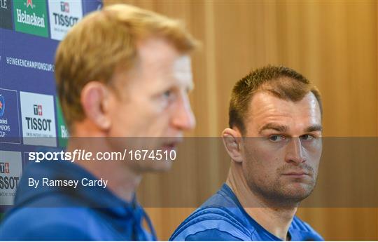 Leinster Rugby Captain's Run and Press Conference