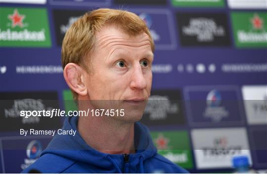 Leinster Rugby Captain's Run and Press Conference Leinster Rugby Captain's Run and Press Conference