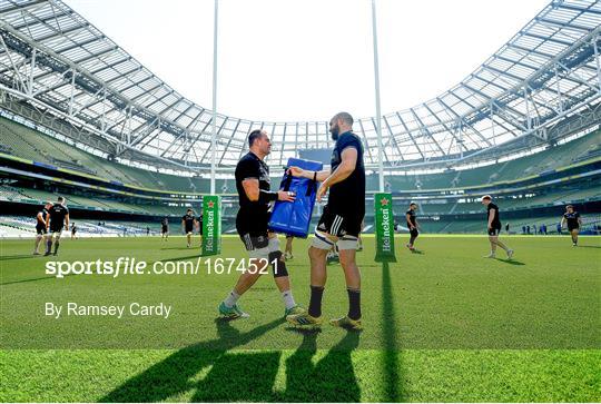 Leinster Rugby Captain's Run and Press Conference Leinster Rugby Captain's Run and Press Conference