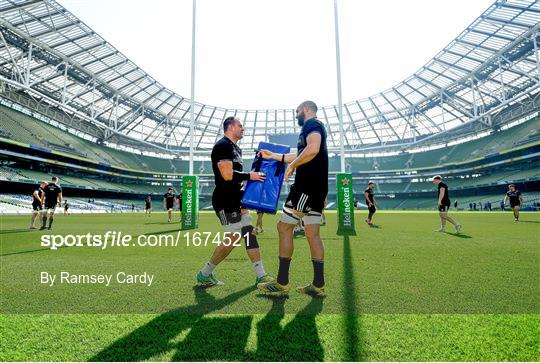 Leinster Rugby Captain's Run and Press Conference