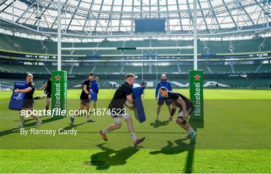 Leinster Rugby Captain's Run and Press Conference