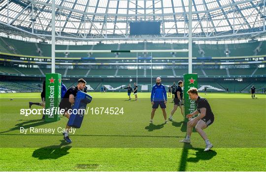 Leinster Rugby Captain's Run and Press Conference