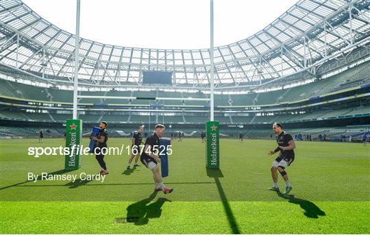 Leinster Rugby Captain's Run and Press Conference