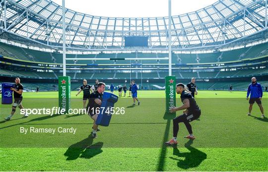 Leinster Rugby Captain's Run and Press Conference Leinster Rugby Captain's Run and Press Conference