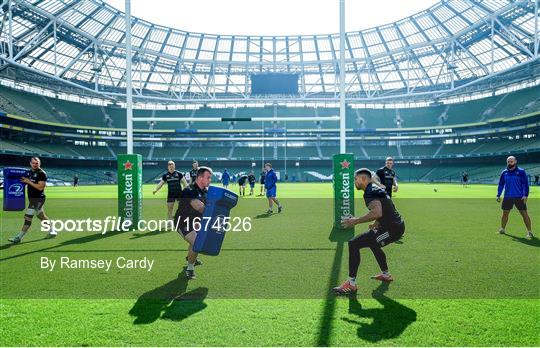 Leinster Rugby Captain's Run and Press Conference