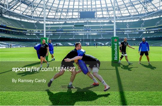 Leinster Rugby Captain's Run and Press Conference