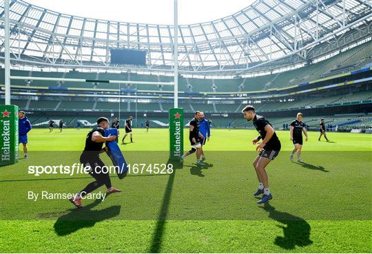 Leinster Rugby Captain's Run and Press Conference