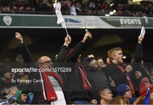 Supporters at Leinster v Ulster - Heineken Champions Cup Quarter Final