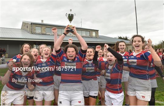 Clontarf v MU Barnhall - Leinster Rugby Girls U16 Girls Conference Final