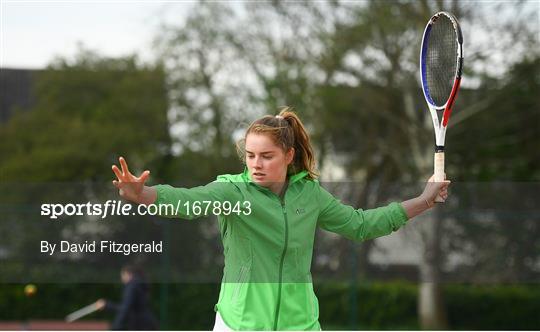 Irish Ladies Fed Cup Team Open Training Session