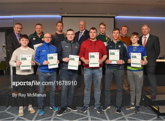 Presentation of certificates to new referees Presentation of certificates to new referees