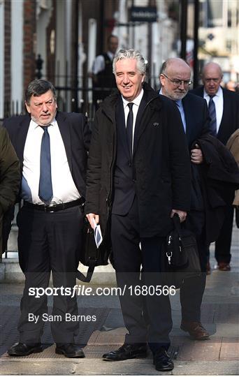 The Football Association of Ireland attend a meeting with the Oireachtas Committee on Sport