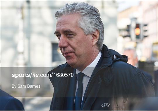 The Football Association of Ireland attend a meeting with the Oireachtas Committee on Sport