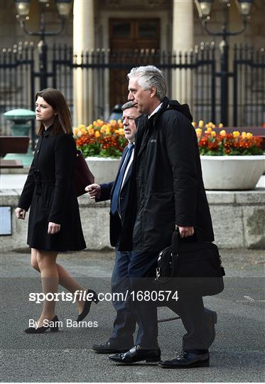 The Football Association of Ireland attend a meeting with the Oireachtas Committee on Sport