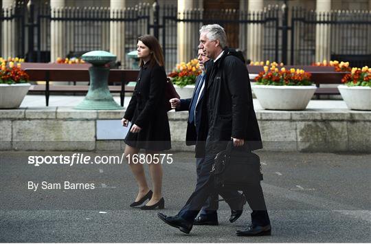 The Football Association of Ireland attend a meeting with the Oireachtas Committee on Sport