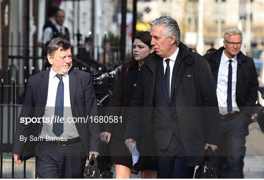 The Football Association of Ireland attend a meeting with the Oireachtas Committee on Sport