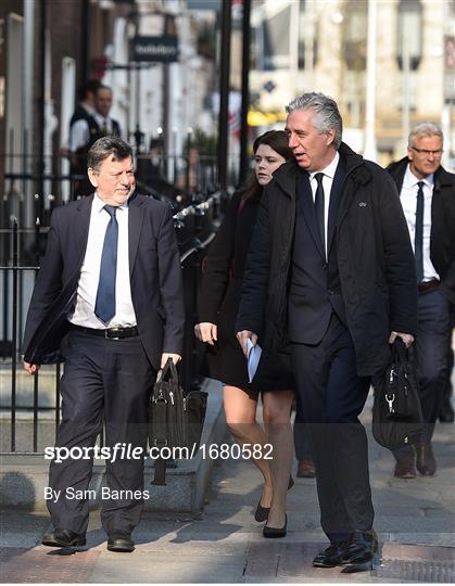 The Football Association of Ireland attend a meeting with the Oireachtas Committee on Sport