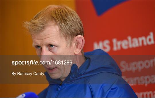 Leinster Rugby Captain's Run and Media Event Leinster Rugby Captain's Run and Media Event