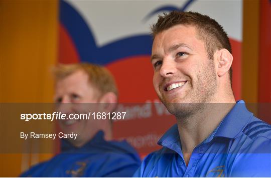 Leinster Rugby Captain's Run and Media Event Leinster Rugby Captain's Run and Media Event