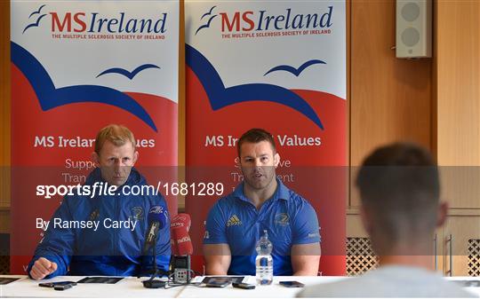 Leinster Rugby Captain's Run and Media Event Leinster Rugby Captain's Run and Media Event