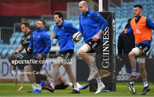 Leinster Rugby Captain's Run and Media Event Leinster Rugby Captain's Run and Media Event
