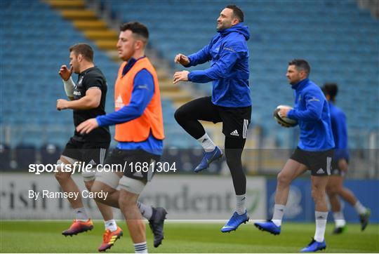 Leinster Rugby Captain's Run and Media Event