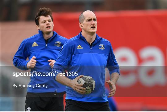 Leinster Rugby Captain's Run and Media Event Leinster Rugby Captain's Run and Media Event