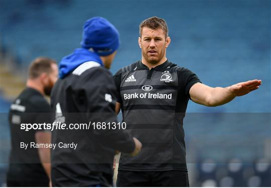 Leinster Rugby Captain's Run and Media Event Leinster Rugby Captain's Run and Media Event