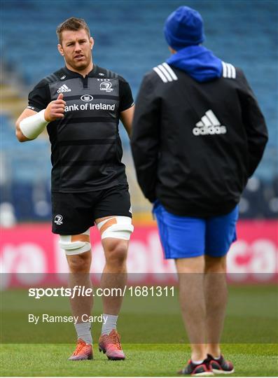 Leinster Rugby Captain's Run and Media Event Leinster Rugby Captain's Run and Media Event