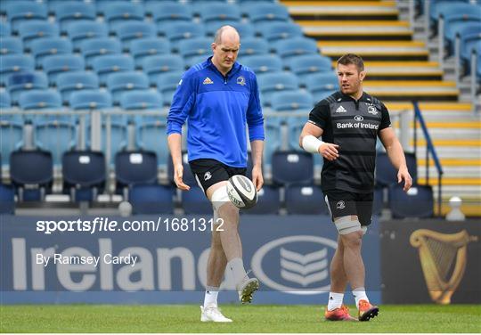 Leinster Rugby Captain's Run and Media Event Leinster Rugby Captain's Run and Media Event