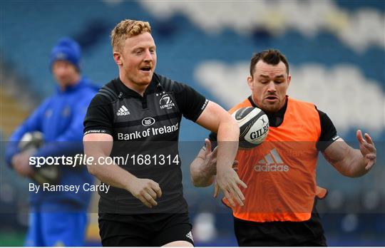 Leinster Rugby Captain's Run and Media Event Leinster Rugby Captain's Run and Media Event