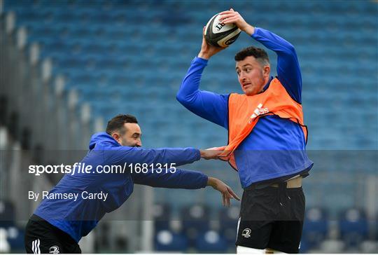 Leinster Rugby Captain's Run and Media Event Leinster Rugby Captain's Run and Media Event