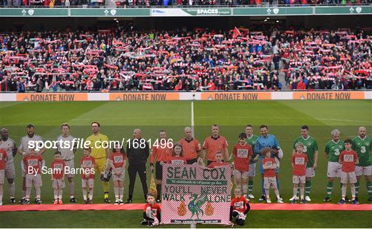 Republic of Ireland XI v Liverpool FC Legends - Sean Cox Fundraiser Republic of Ireland XI v Liverpool FC Legends - Sean Cox Fundraiser