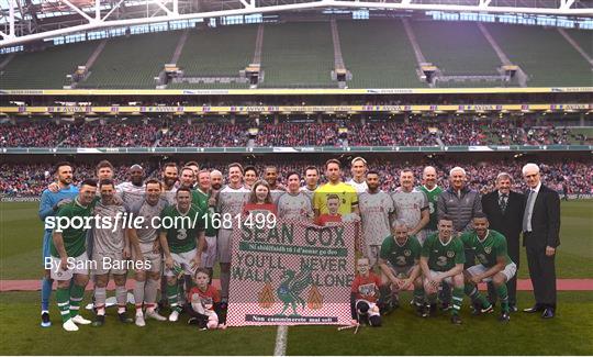Republic of Ireland XI v Liverpool FC Legends - Sean Cox Fundraiser Republic of Ireland XI v Liverpool FC Legends - Sean Cox Fundraiser