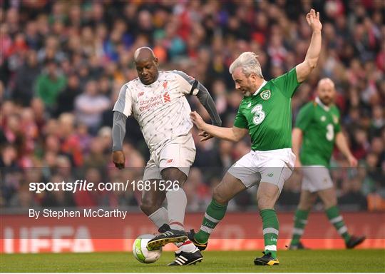 Republic of Ireland XI v Liverpool FC Legends - Sean Cox Fundraiser Republic of Ireland XI v Liverpool FC Legends - Sean Cox Fundraiser