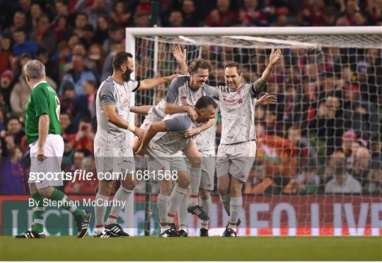 Republic of Ireland XI V Liverpool FC Legends - Sean Cox Fundraiser Republic of Ireland XI V Liverpool FC Legends - Sean Cox Fundraiser