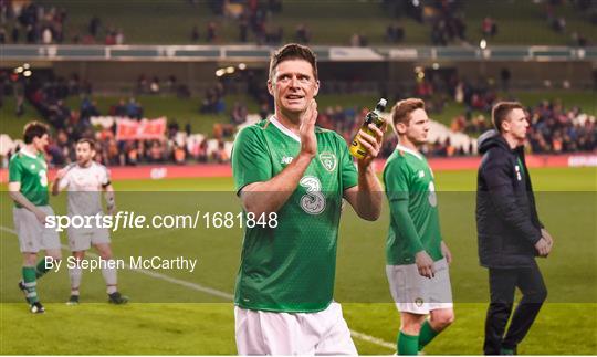 Republic of Ireland XI V Liverpool FC Legends - Sean Cox Fundraiser Republic of Ireland XI V Liverpool FC Legends - Sean Cox Fundraiser