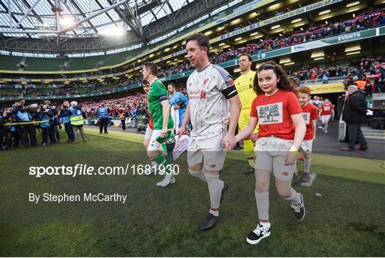 Republic of Ireland XI V Liverpool FC Legends - Sean Cox Fundraiser Republic of Ireland XI V Liverpool FC Legends - Sean Cox Fundraiser