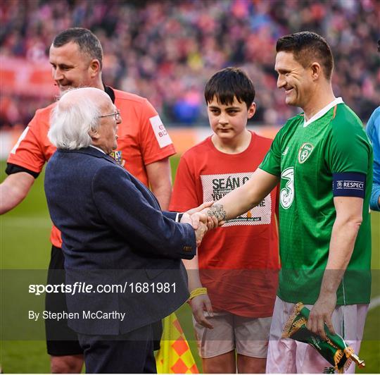 Republic of Ireland XI V Liverpool FC Legends - Sean Cox Fundraiser Republic of Ireland XI V Liverpool FC Legends - Sean Cox Fundraiser
