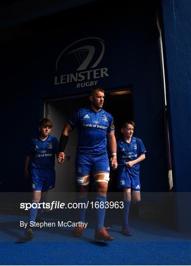 Mascots at Leinster v Glasgow Warriors - Guinness PRO14 Round 20