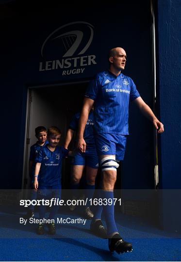 Mascots at Leinster v Glasgow Warriors - Guinness PRO14 Round 20