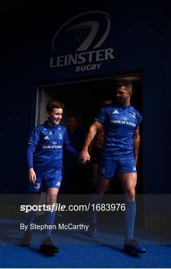 Mascots at Leinster v Glasgow Warriors - Guinness PRO14 Round 20