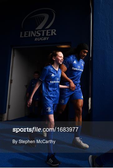 Mascots at Leinster v Glasgow Warriors - Guinness PRO14 Round 20 Mascots at Leinster v Glasgow Warriors - Guinness PRO14 Round 20