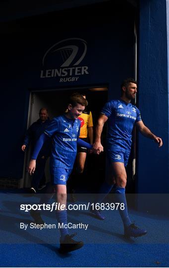 Mascots at Leinster v Glasgow Warriors - Guinness PRO14 Round 20