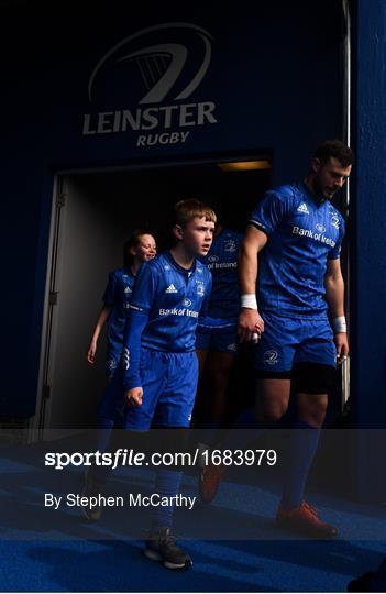 Mascots at Leinster v Glasgow Warriors - Guinness PRO14 Round 20