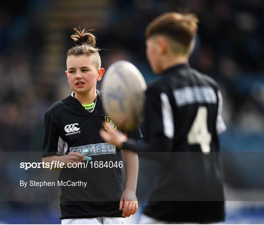 Bank of Ireland Half-Time Minis at Leinster v Glasgow Warriors - Guinness PRO14 Round 20