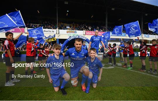 Mascots at Leinster v Glasgow Warriors - Guinness PRO14 Round 20